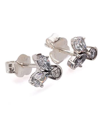 Pandora Silber-Ohrstecker mit Edelsteinen