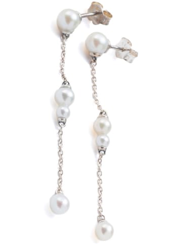 Pandora Silber-Ohrstecker mit Perlen