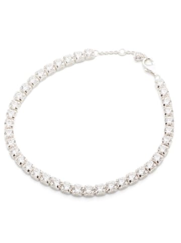 Pandora Silber-Armkette mit Edelsteinen