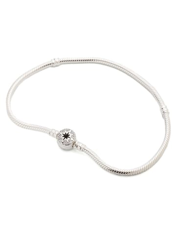Pandora Silber-Armkette mit Edelsteinen