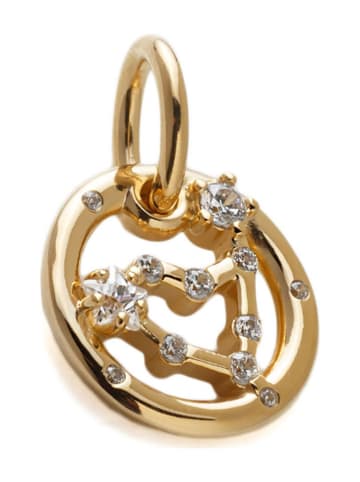 Pandora Vergold. Anhänger "Steinbock" mit Edelsteinen