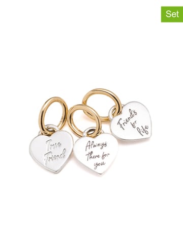 Pandora 3-delige set: vergulde hanger