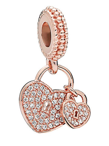 Pandora Pozłacana zawieszka z cyrkoniami