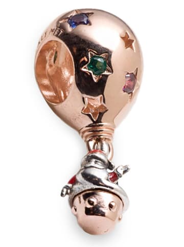 Pandora Pozłacana zawieszka z kryształami