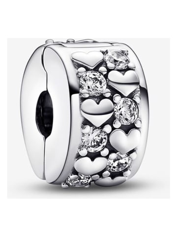 Pandora Silber-Bead mit Edelsteinen