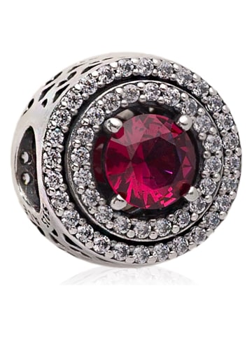 Pandora Silber-Bead mit Edelsteinen