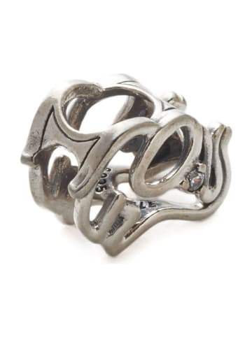 Pandora Silber-Bead mit Edelsteinen