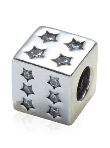 Pandora Silber-Bead mit Edelsteinen