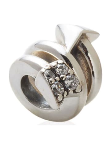 Pandora Silber-Bead mit Edelsteinen