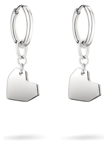 Liebeskind Roestvrijstalen creolen zilverkleurig