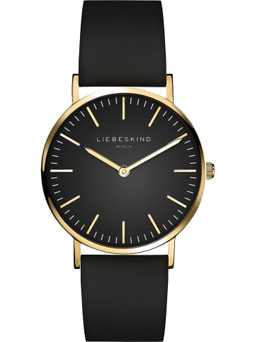 Liebeskind Quarzuhr in Schwarz/ Gold