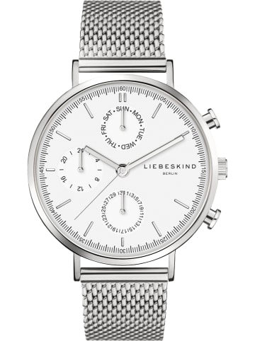 Liebeskind Zegarek kwarcowy w kolorze srebrno-białym