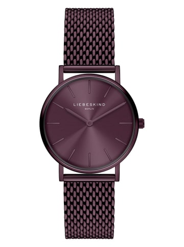 Liebeskind Zegarek kwarcowy w kolorze fioletowym