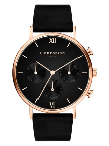Liebeskind Chronograph in Schwarz/ Roségold
