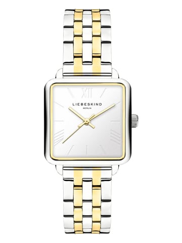 Liebeskind Quarzuhr in Silber/ Gold/ Weiß