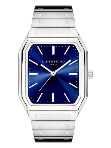 Liebeskind Quarzuhr in Silber/ Blau