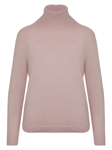 Malo Optimum Rollkragenpullover in Altrosa