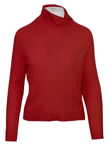 Malo Optimum Sweter w kolorze czerwonym