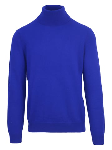 Malo Optimum Rollkragenpullover in Blau