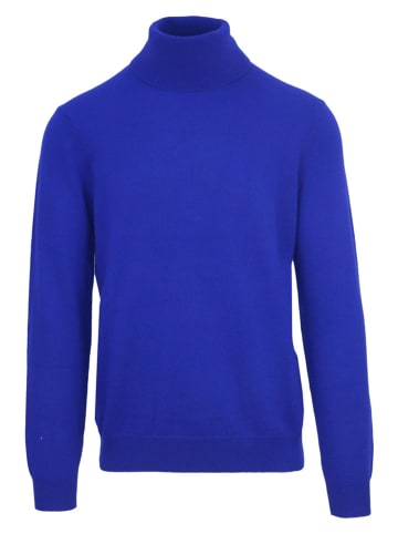 Malo Optimum Rollkragenpullover in Blau