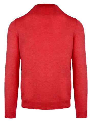 Malo Optimum Pullover "Lupetto" in Rot