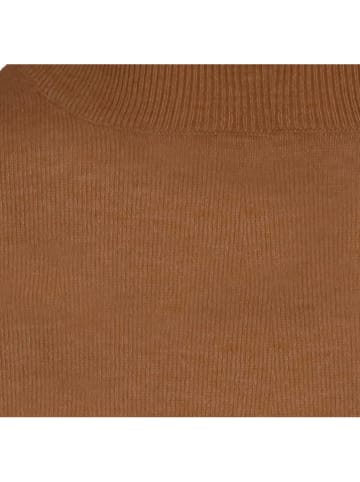 Malo Optimum Sweter "Lupetto" w kolorze brązowym