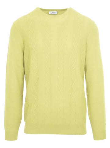 Malo Optimum Kaschmir-Pullover in Hellgelb