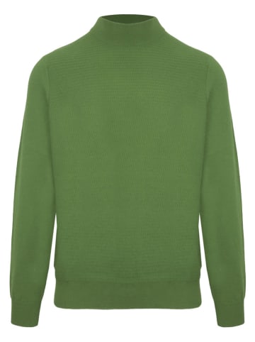 Malo Optimum Pullover "Lupetto" in Grün