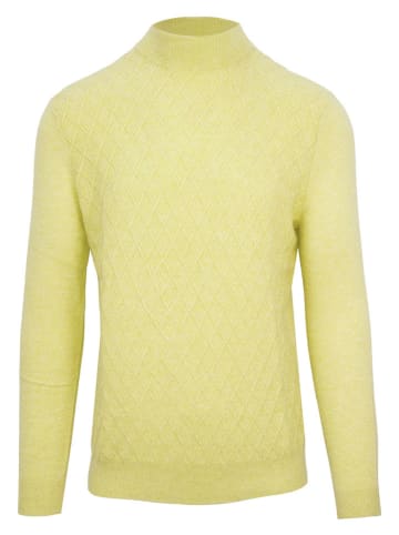 Malo Optimum Pullover "Lupetto" in Hellgelb