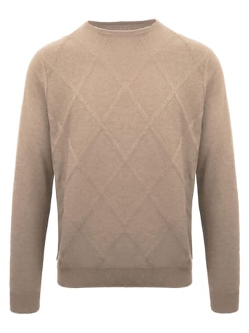 Malo Optimum Kasjmieren trui beige