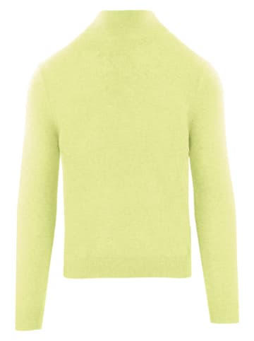 Malo Optimum Kaschmir-Rollkragenpullover "Lupetto" in Hellgelb