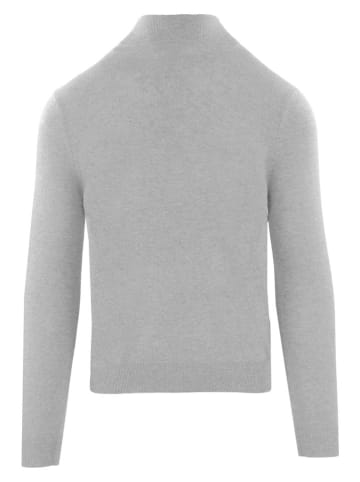 Malo Optimum Kaschmir-Rollkragenpullover "Lupetto" in Hellgrau