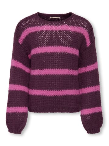 KIDS ONLY Pullover "Nordic" in Lila/ Rosa