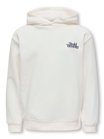 KIDS ONLY Hoodie "Holly life" in Weiß