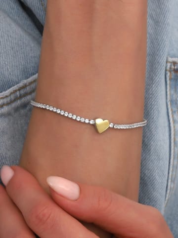 Lodie Silver Vergold. Armkette mit Edelsteinen