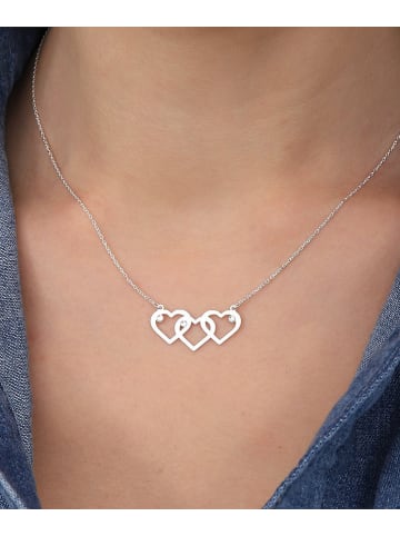 Lodie Silver Silber-Halskette mit Edelsteinen - (L)45 cm