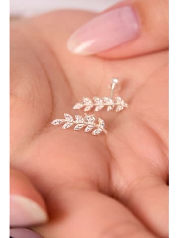 Lodie Silver Zilveren oorstekers met edelstenen