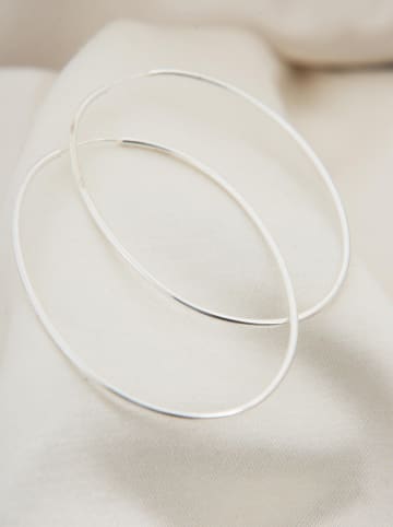 Lodie Silver Silber-Creolen