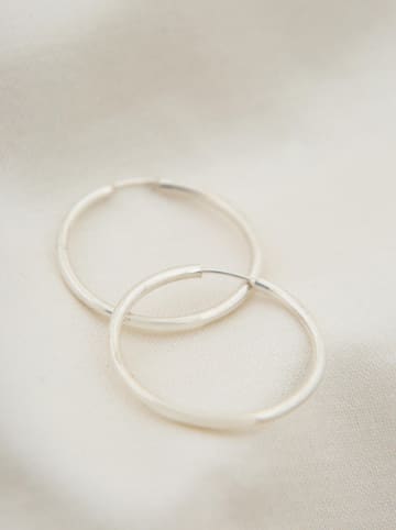 Lodie Silver Silber-Creolen