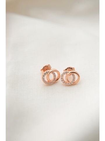 Lodie Silver Srebrne kolczyki-wkrętki z cyrkoniami