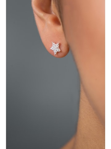 Lodie Silver Srebrne kolczyki-wkrętki z cyrkoniami