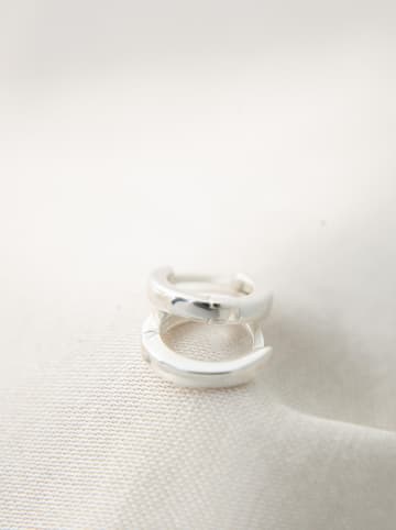 Lodie Silver Silber-Creolen