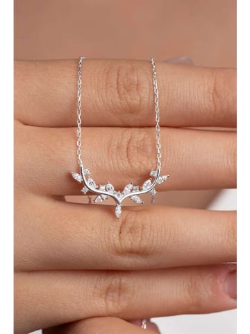 Lodie Silver Zilveren ketting met sierelementen