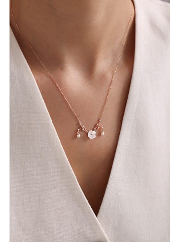 Lodie Silver Pozłacany naszyjnik z elementem ozdobnym - dł. 42 cm