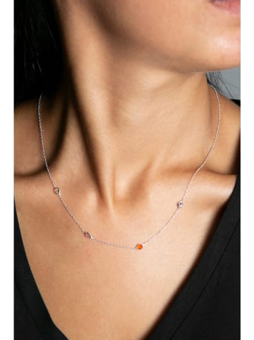 Lodie Silver Silber-Halskette mit Schmuckelementen - (L)42 cm