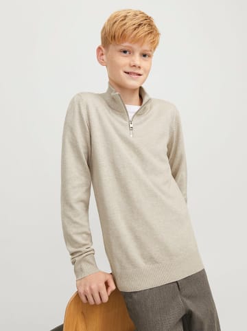 JACK & JONES Junior Sweter "Emil" w kolorze beżowym