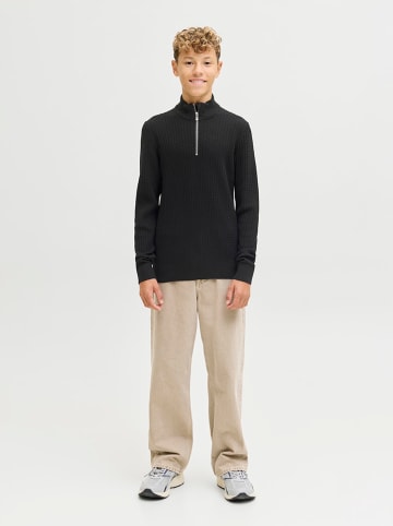 JACK & JONES Junior Sweter "Barkley" w kolorze czarnym