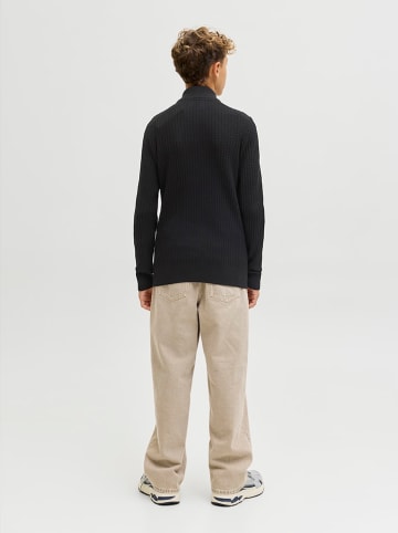 JACK & JONES Junior Sweter "Barkley" w kolorze czarnym