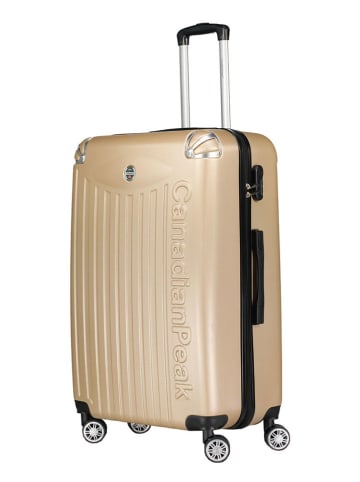 Canadian Peak 3tlg. Hardcase-Trolleyset "Softlesseak" in Beige