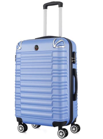 Canadian Peak 3tlg. Hardcase-Trolleyset "Sourcingeak" in Hellblau